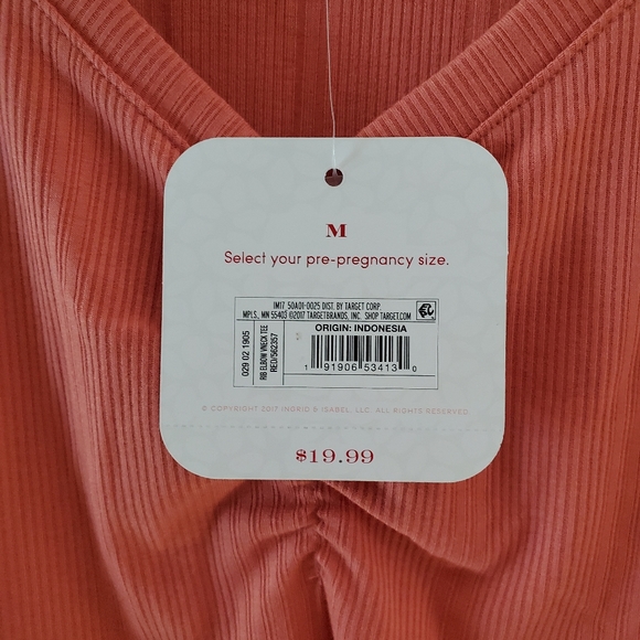 Maternity elbow sleeve v-neck - Picture 4 of 4